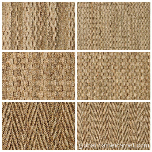 Seagrass Carpet natural seagrass fiber straw carpets for living room Supplier